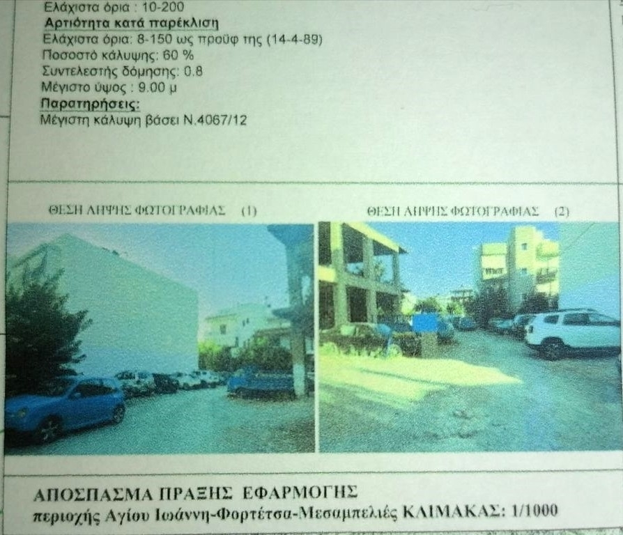 (Προς Πώληση) Αξιοποιήσιμη Γη Οικόπεδο εντός σχεδίου || Ν. Ηρακλείου/Ηράκλειο - 327 τ.μ, 160.000€ 